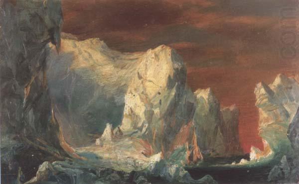 Frederic E.Church Study for The Icebergs china oil painting image
